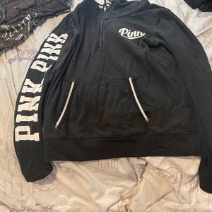 Pink Victoria secret zip up jacket